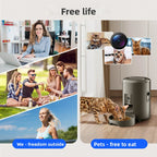 Automatic Pet Feeder with Timer and WiFi Control