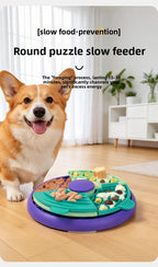 Double-Layer Puzzle Slow Feeder Bowl