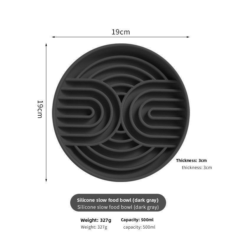 Puzzle Silicone Slow Feeder Bowl