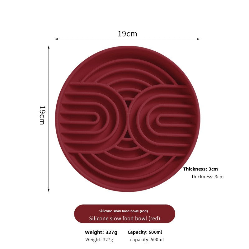 Puzzle Silicone Slow Feeder Bowl