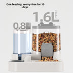 Automatic Pet Feeder and Water Dispenser