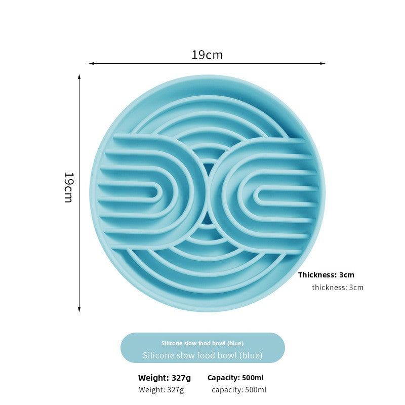 Puzzle Silicone Slow Feeder Bowl