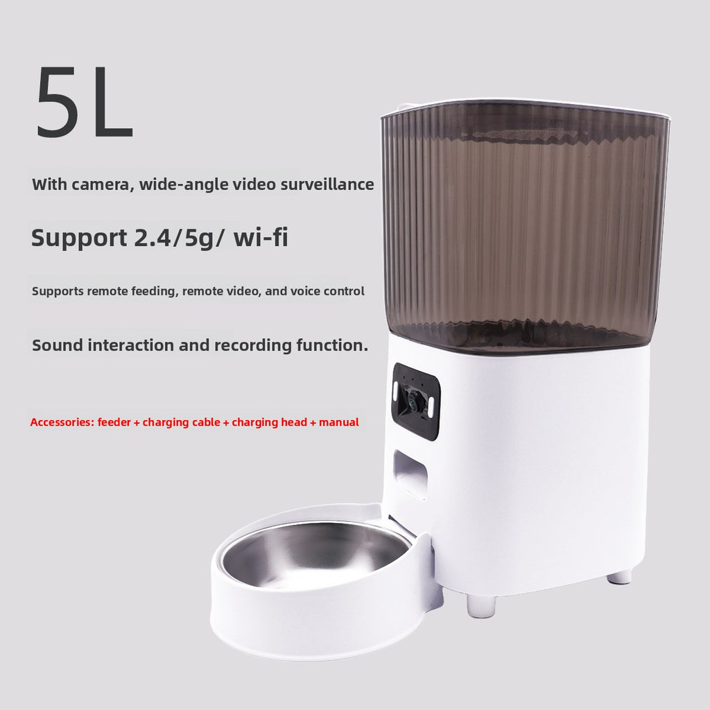 5L App Control and Camera Pet Feeder