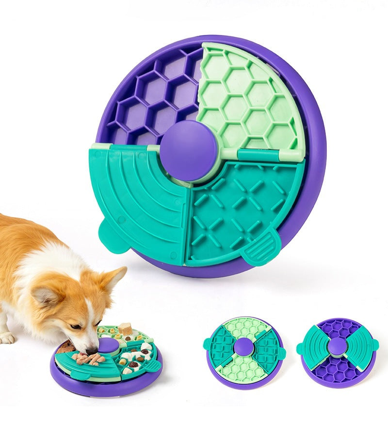 Double-Layer Puzzle Slow Feeder Bowl