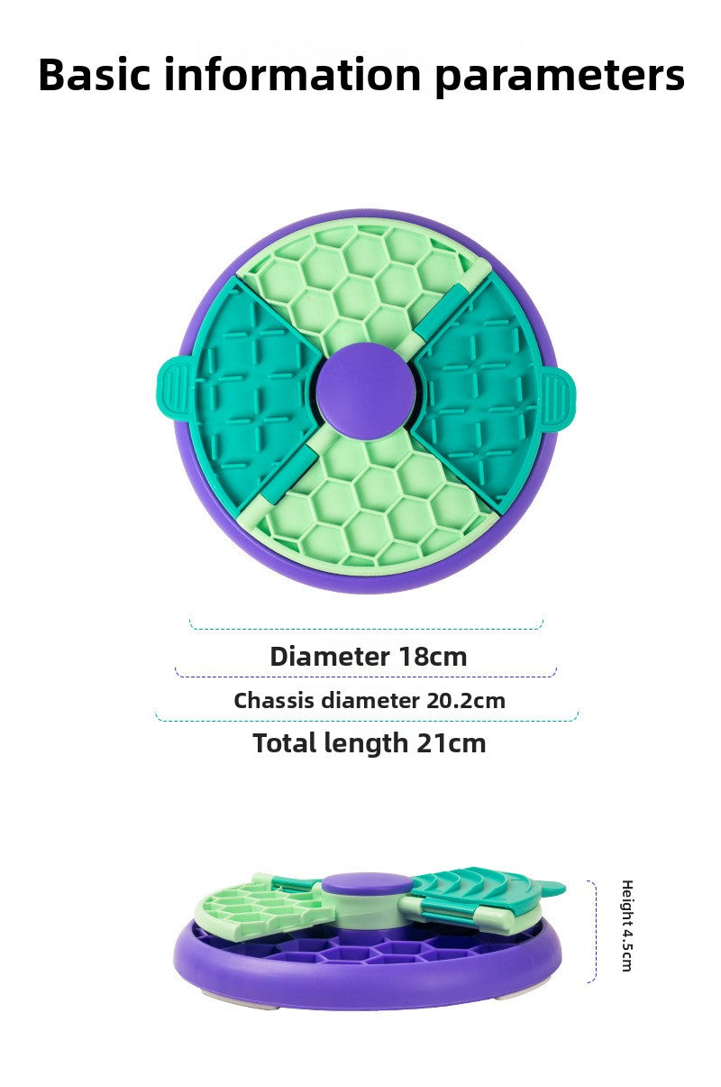 Double-Layer Puzzle Slow Feeder Bowl