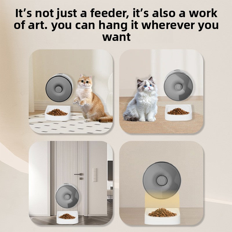 Timed Wall Mounted Pet Feeder