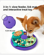 Double-Layer Puzzle Slow Feeder Bowl