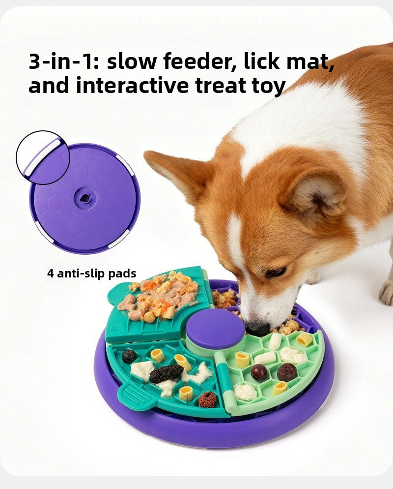 Double-Layer Puzzle Slow Feeder Bowl