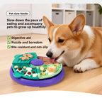 Double-Layer Puzzle Slow Feeder Bowl