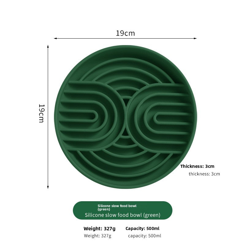 Puzzle Silicone Slow Feeder Bowl