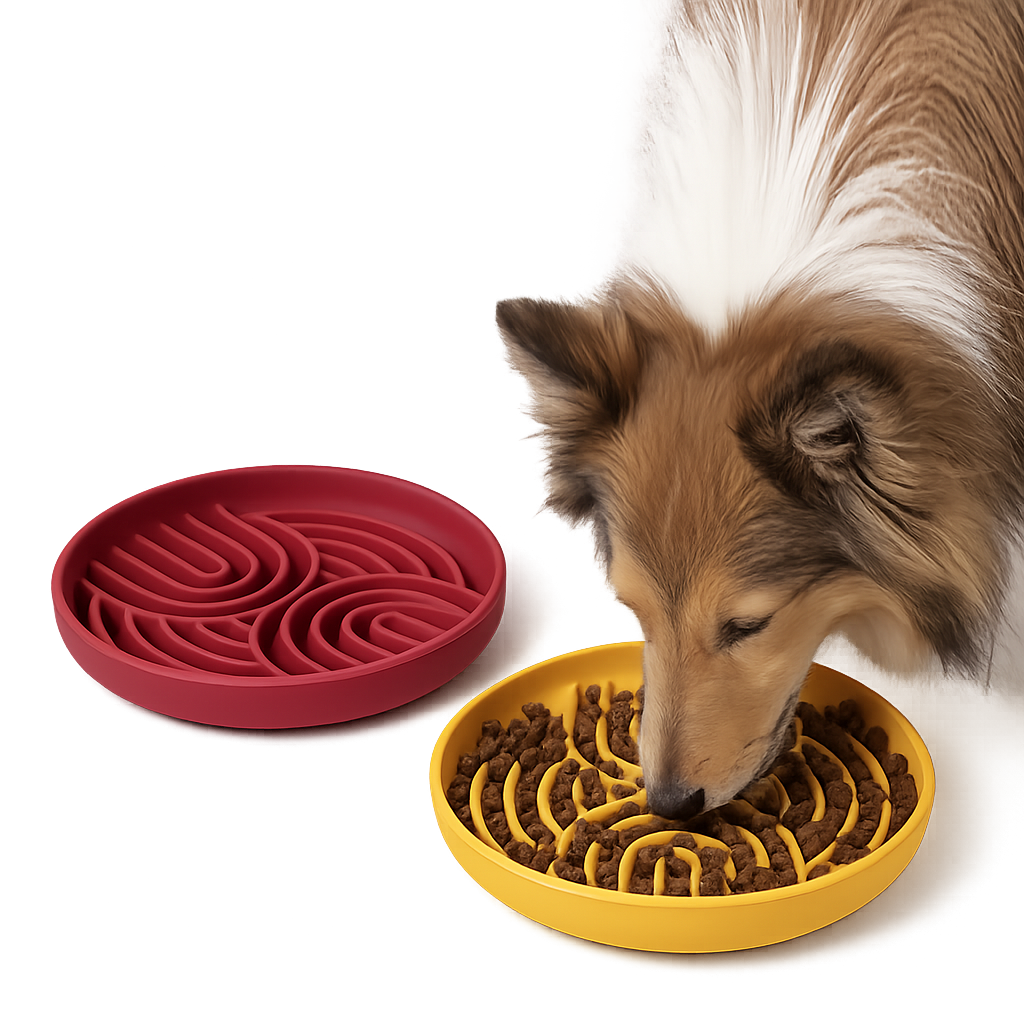 Puzzle Silicone Slow Feeder Bowl