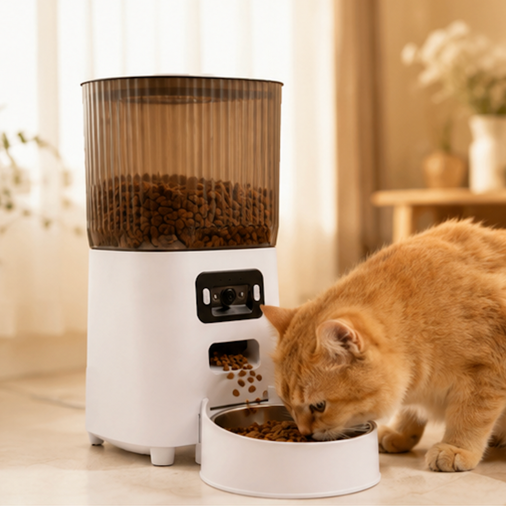 Automatic Pet Feeder with HD Camera