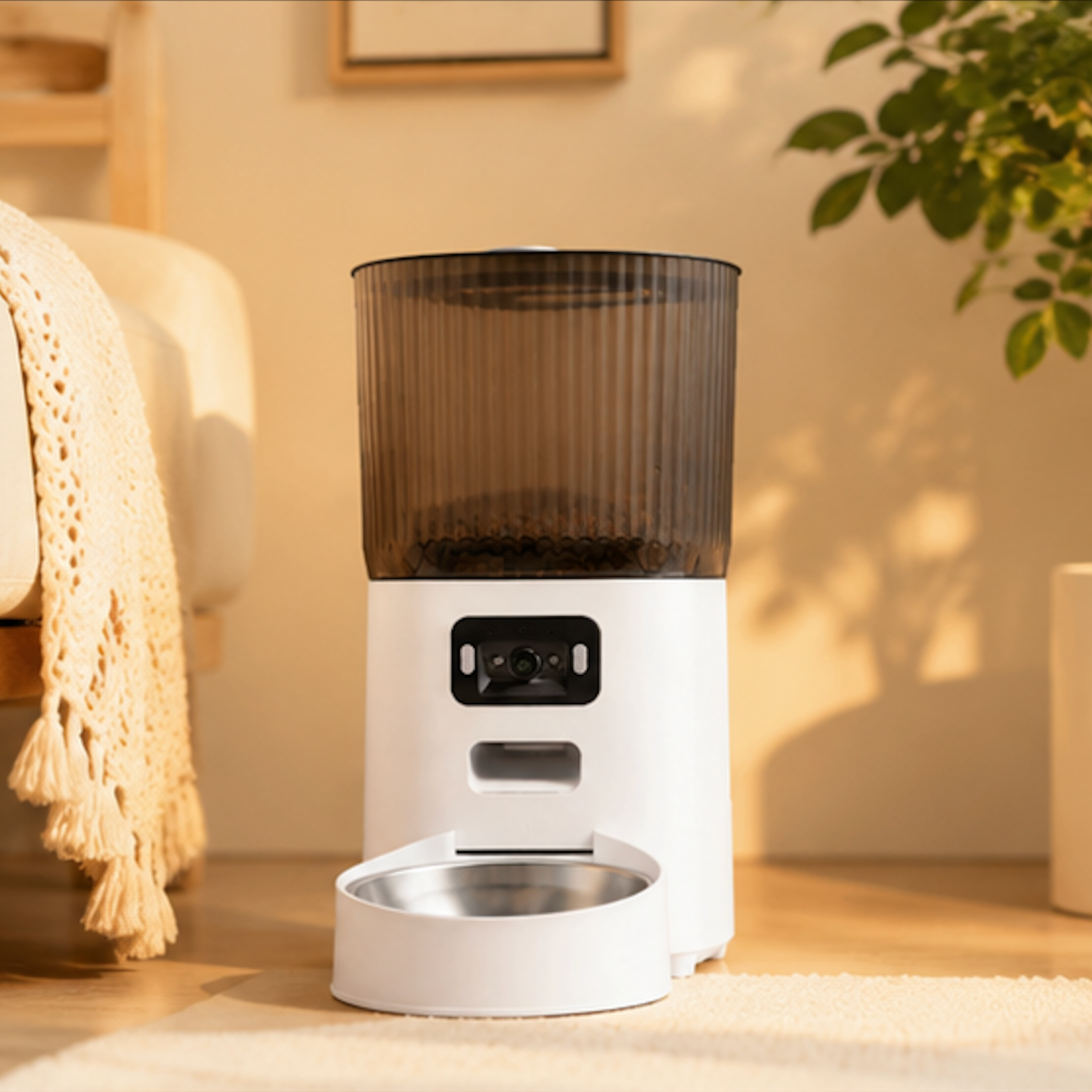 Automatic Pet Feeder with HD Camera