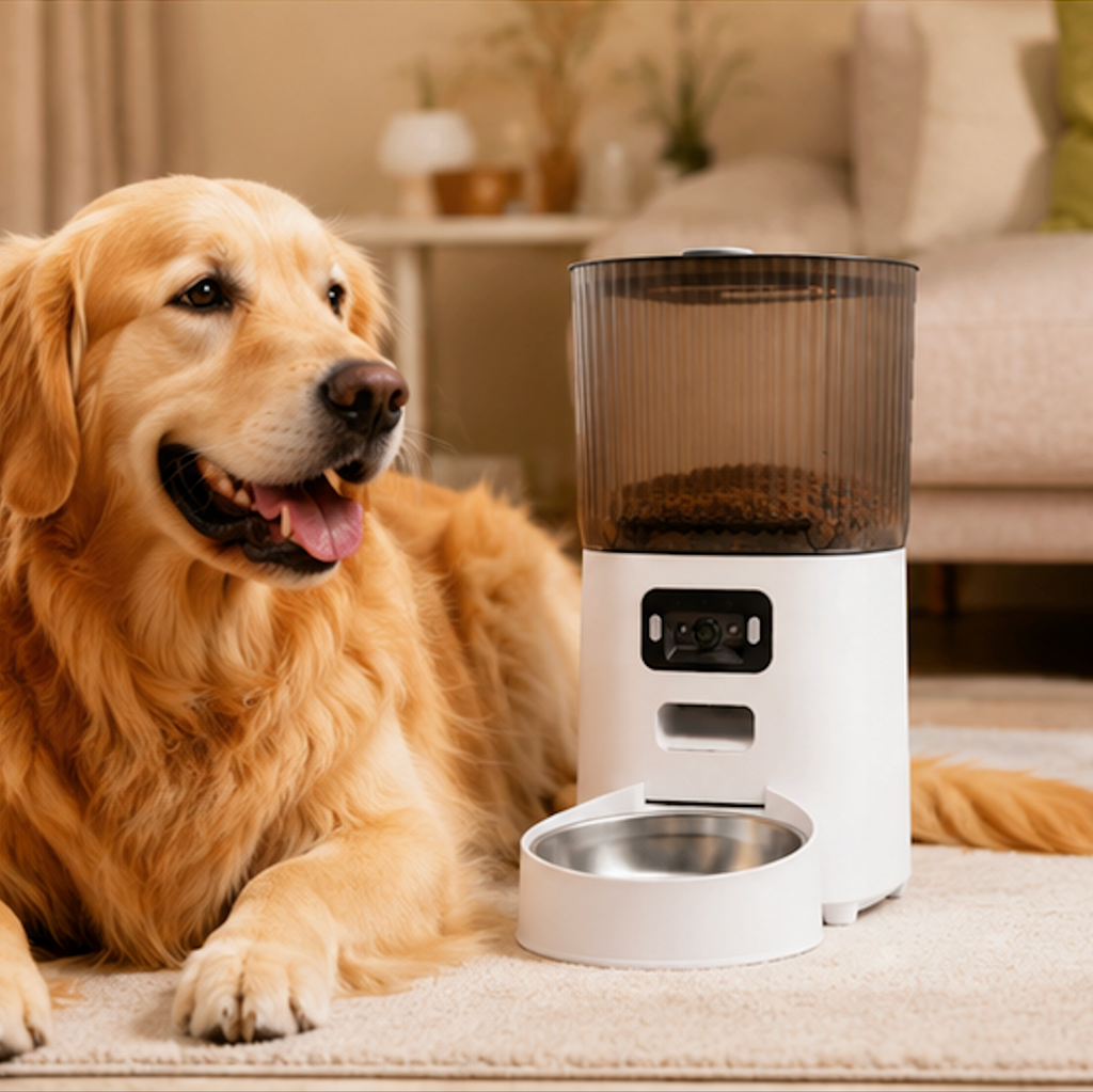 Automatic Pet Feeder with HD Camera