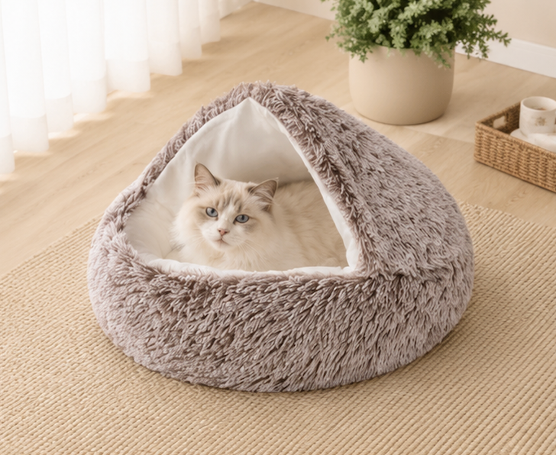 Cozy Hideaway Shell Bed