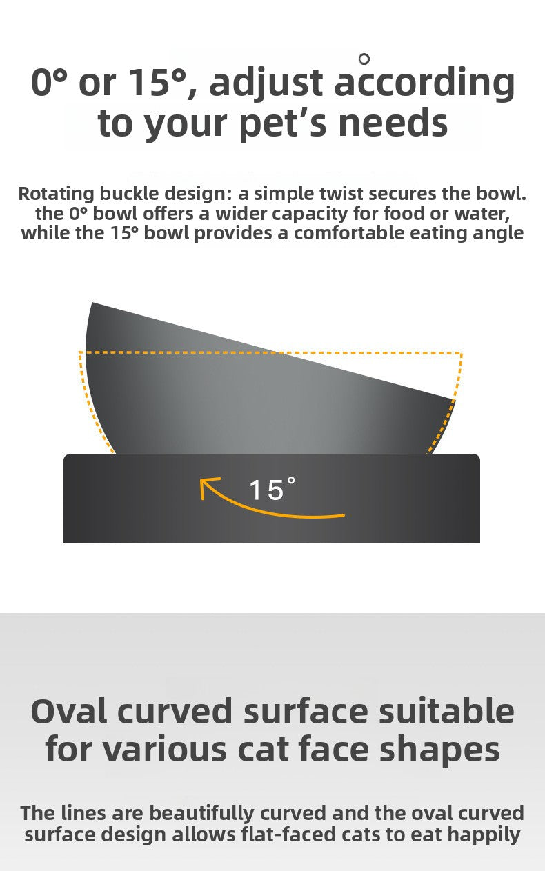 Stainless Steel Slanted Bowls