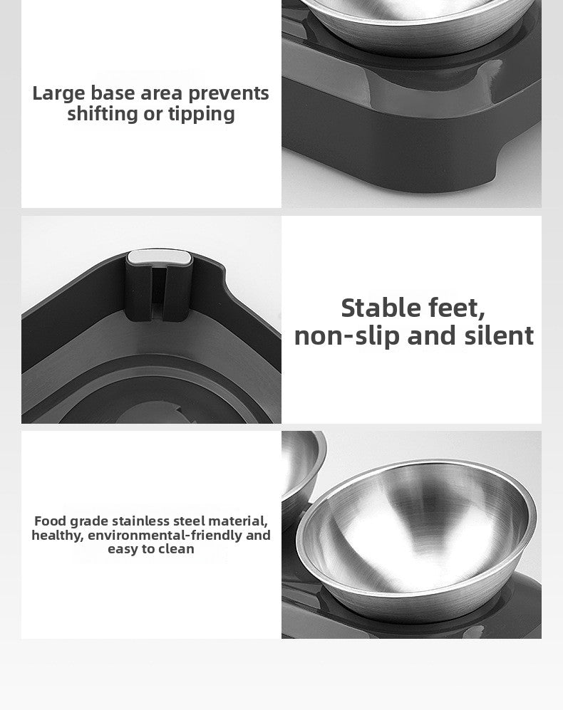 Stainless Steel Slanted Bowls