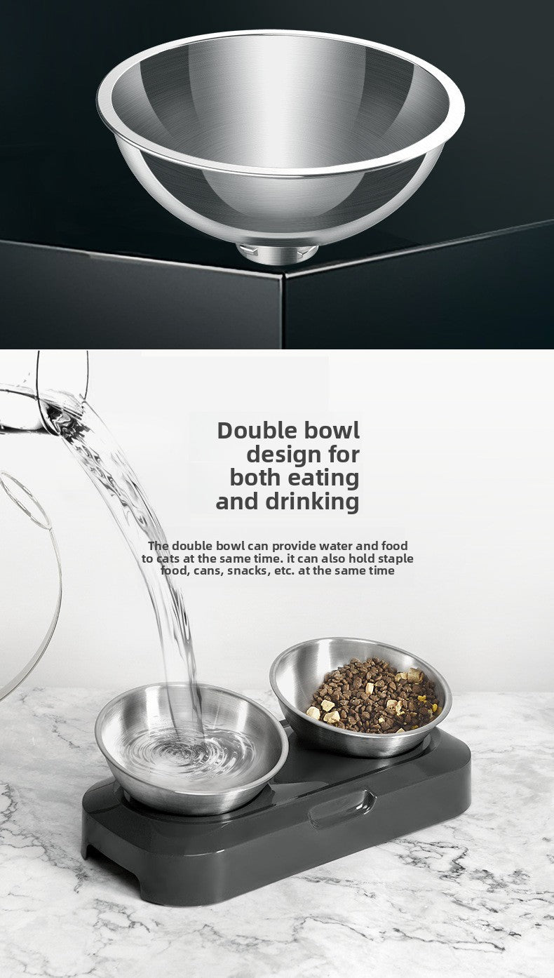 Stainless Steel Slanted Bowls