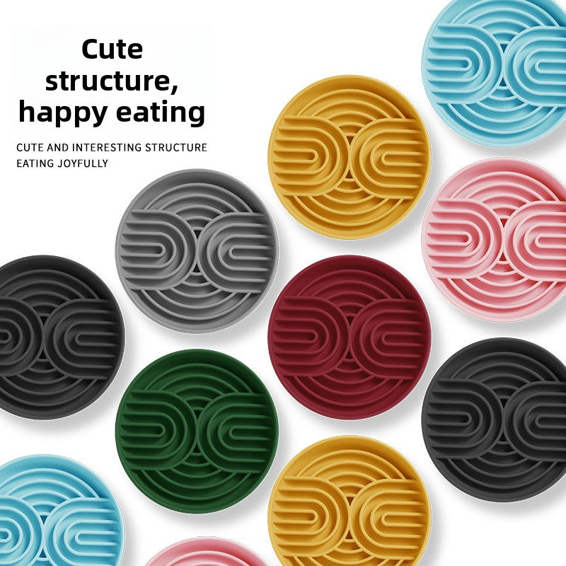 Puzzle Silicone Slow Feeder Bowl