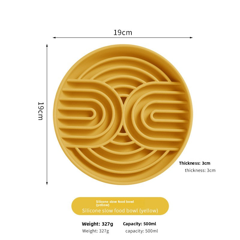Puzzle Silicone Slow Feeder Bowl