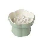 Ceramic Flower Slow Feeder Bowl